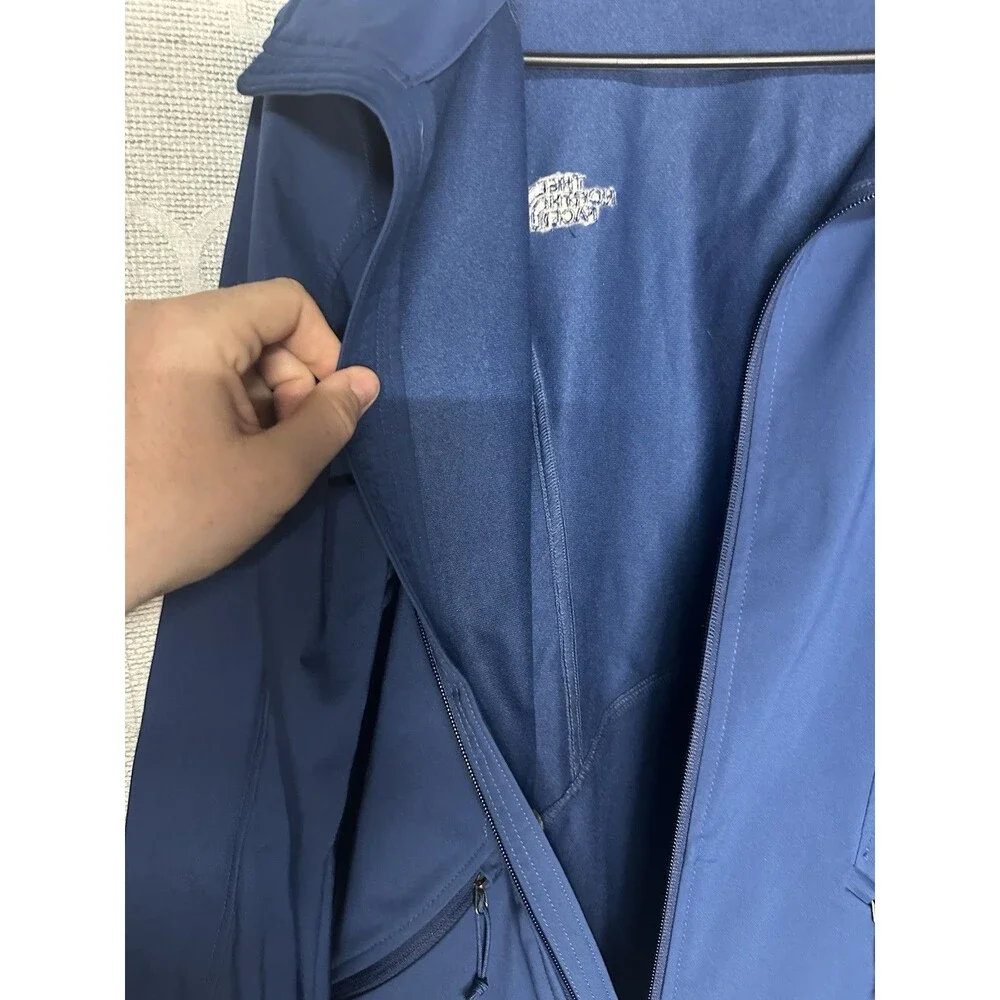The North Face Apex Bionic Softshell Jacket Blue Womens XL Full Zip - Picture 4 of 6